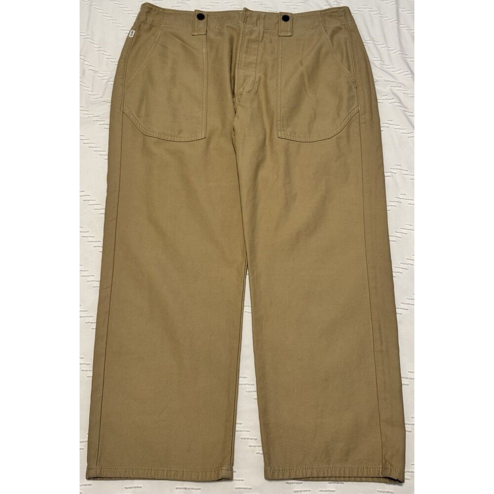 Citizens Of Humanity Womens Pony Boy Utility Pants Size 33x23 Khaki Brown Dress
